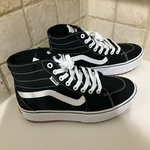 Vans Platform Filmore High-top Black White shoes size 9