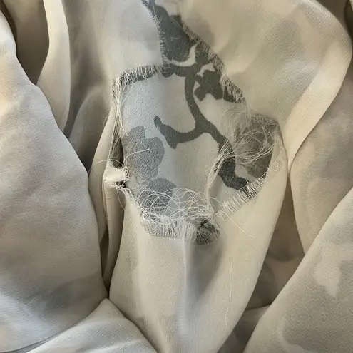 ADEAM Floral Fiesta Maxi Gown size 4 Small Gray