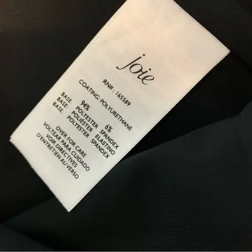 Joie NWT  Black Faux Leather Leggings S