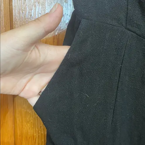 White Birch black label Full Size Halter Neck Wide Leg Jumpsuit Pockets medium