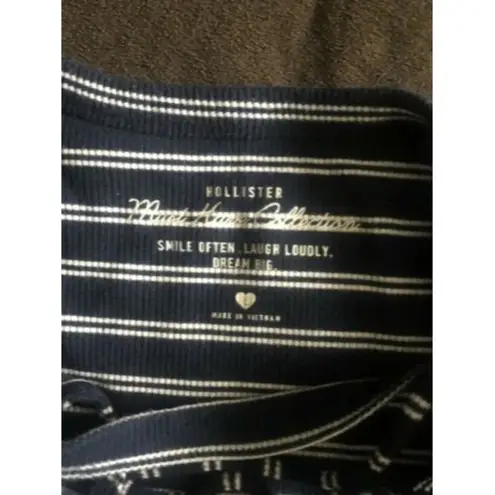 Hollister  Womens V-Neck Cropped Top Knit L