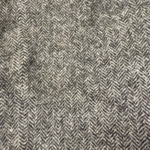 Ralph Lauren  Vintage Blue Label Houndstooth Wool Long Pencil Skirt Size 2