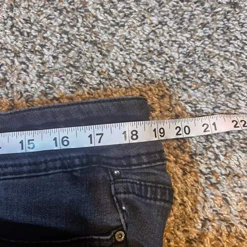 Rebel Wilson The Minx Skinny Jeans Studded Dark Wash Women's Size 18W Black