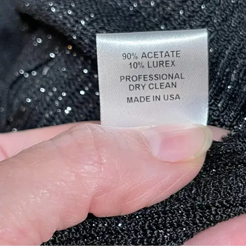 Generation Love Metallic Shimmer Glitter Cut Out Pullover Sweater Jumper XS/S