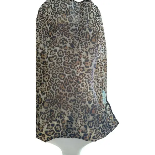 Wishful park Sleeveless Women's Animal PrintTop Sz XL