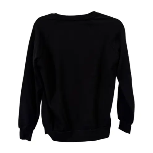 Crooks & Castles Black Women's Sweatshirt Cozy Winter Fun Casual Small Flirty