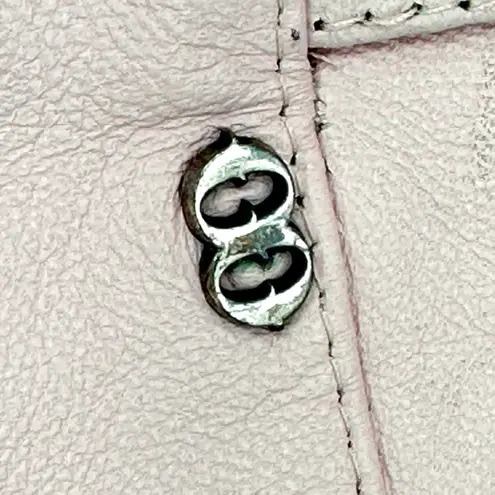 ottod'Ame | NWT | US Sz 2 | DESIGNER Pink 100% Italian Leather Darted Mini Skirt