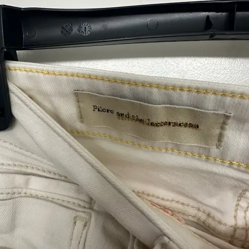 Pilcro and the Letterpress White Straight Jeans Size 27