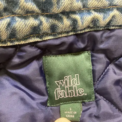 Wild Fable  Denim Bomber Jacket - Image 9