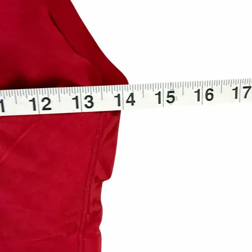 Soma Enbliss Racerback Bralette Women XL Red Lace Back Wireless Feminine Comfort