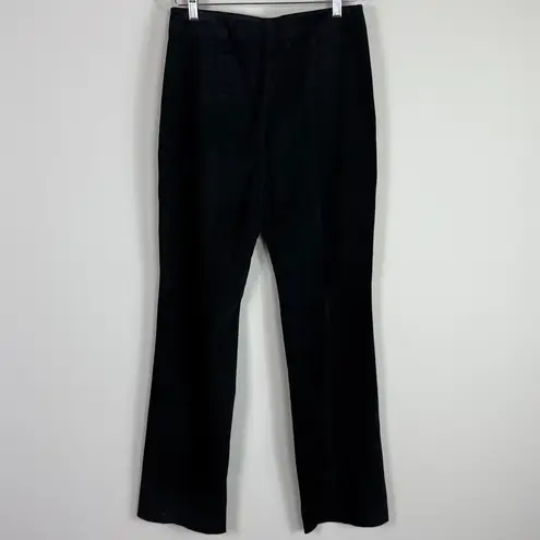 Caslon NWT 100% Genuine Leather Flare Pants in Black Size 8