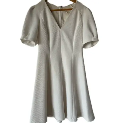 Rebecca Taylor Pintuck White Dress