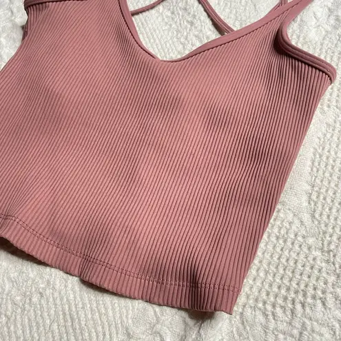 Vuori Rib Crop Tank Size XS