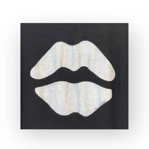 Lauren Moshi ᨎ Ladona X White Mouth Lightweight Knit Cashmere Sweater ᨎ Black S