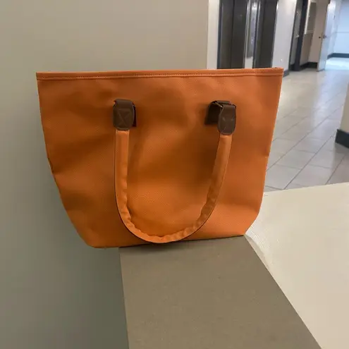 Tote Orange and Brown Stylish Tote Bellemonde vegan leather new