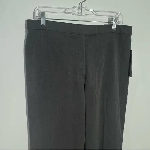 Sag Harbor NWT Women's Stretch Heather Grey Slimming Solution Dress Pants Sz 12
