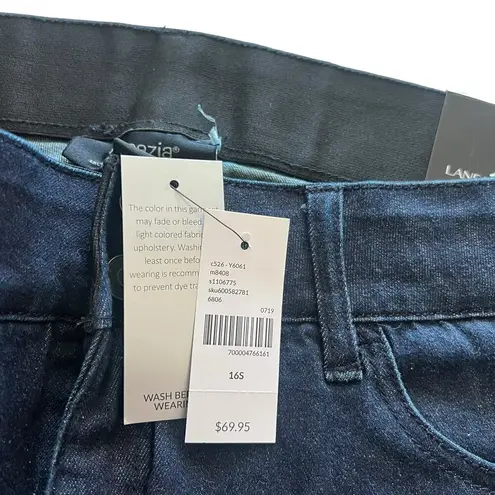 Lane Bryant Venezia  High Rise Bootcut Jeans Tummy Tech Blue Women's S 16 Short