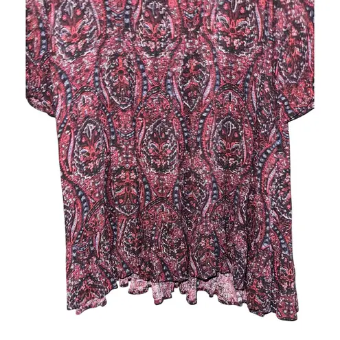 American Eagle Peasant Boho Paisley Dress Size Small Flowy Western Country Shift thumbnail 3