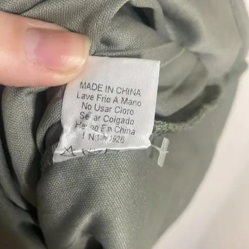 Tea N Rose ✅ green lace crochet short sleeve midi dress prairie boho modest