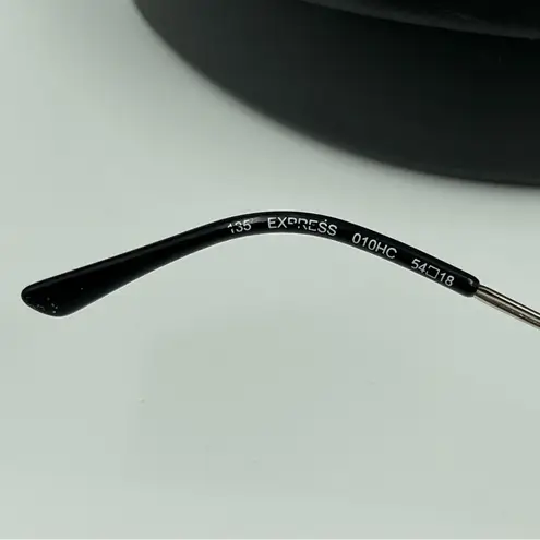 Diesel Vintage Y2K Aviator Sunglasses 010 Express Mirror Gray Tint Unisex w Case