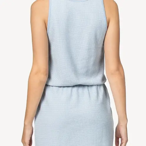 Lilla P Tie Waist Tank Dress Clearwater Waffle Small Excellent Condition Gray