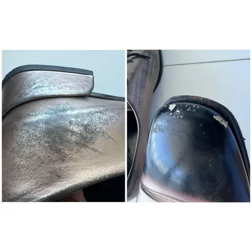 Dior Christian shoes size 6.5 36.5 oxford colorblock black pink rose gold