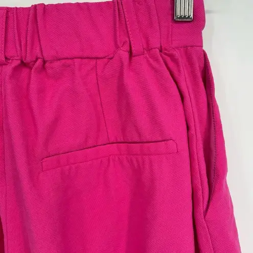 Stradivarius Pink Pleated Shorts Size 0