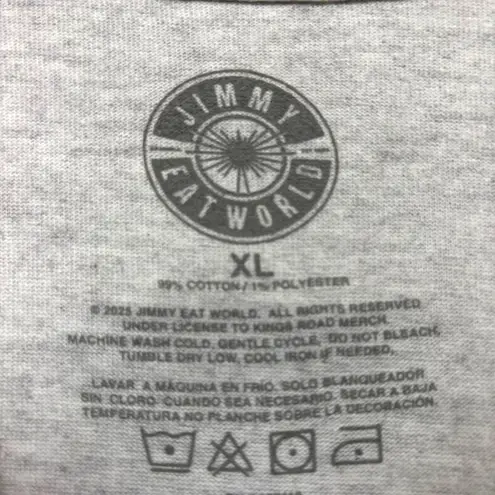 Jimmy Eat World Bleed American Album Rock Band Tee XL