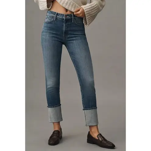 💕MOTHER💕 The High Waisted Pony Boy Ankle Jeans ~ Loafers and Lassos 28 NWT Blue