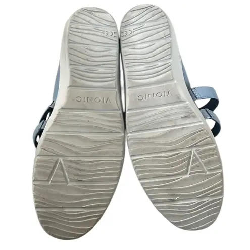 Vionic EUC Cala Mary Jane Flats Blue Size 9.5