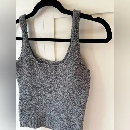 SKIMS Women’s Cozy Knit Tank Top Gray Size S/M