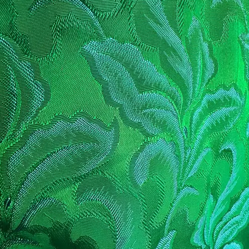 50s Vintage CAROL CRAIG | Matching Green and Blue Brocade Skirt Suit | Sz Small