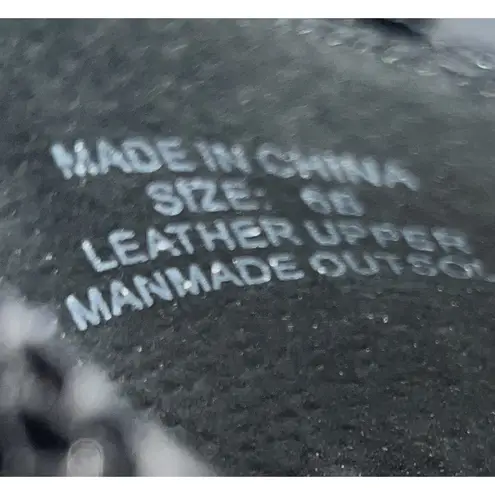 H by Halston Black Suede Snake Accents Platform Peep Toe Stiletto Women's Size 6