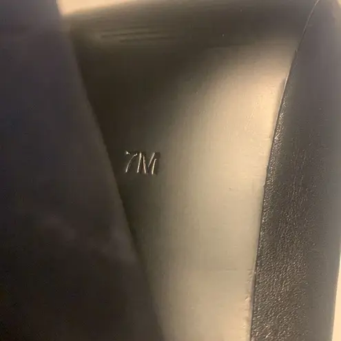 Guess  Women's Black Platform Peep Toe High Heels Ankle Boots/Sandals , like new