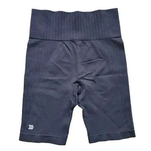 All In Motion Shorts Women Small High Rise Core Seamless Bike Black Yoga Gym