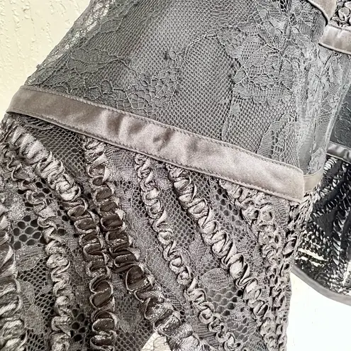 Alexis lace black fit and flare mini dress size XS new with tags