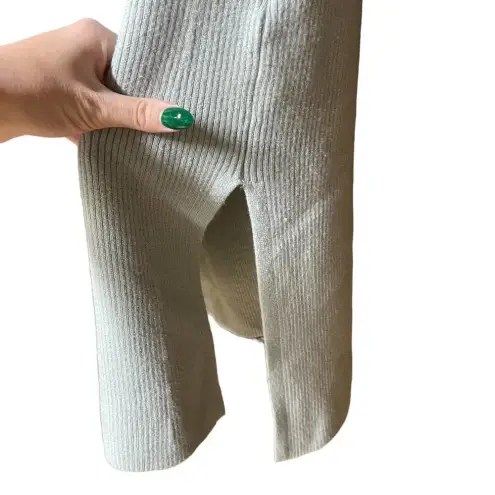 Ramy Brook Traci Midi Sweater Knit Skirt Seafoam Green Size Large