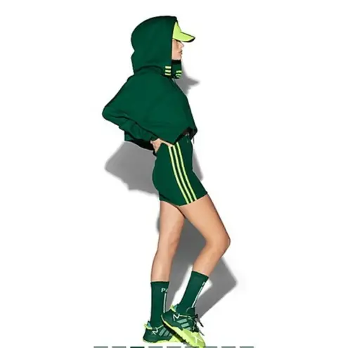 Adidas x Ivy Park Women Hooded Cut Out Dress Green Size Small Casual