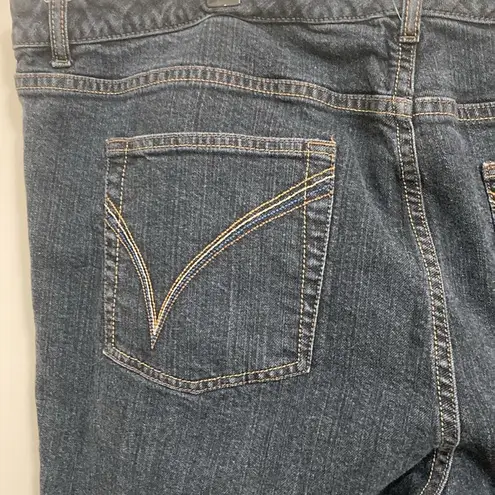 Venezia Yellow Square Bootcut 32” Inseam Jeans Size 28W