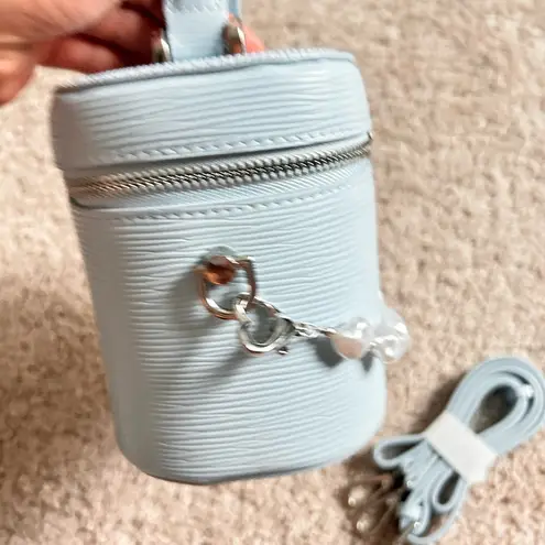 Bloomingdales Vanity bag with faux pearl charm