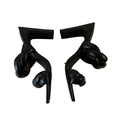 Open Edit Women’s Remmy Black Twist Strap Boho Summer Sandals Size 5.5