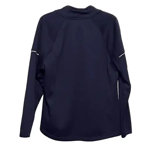 Danskin  Now Women's Navy Blue Fleece Jacket Size XL 16-18 25" Long x‎ 22" PTP