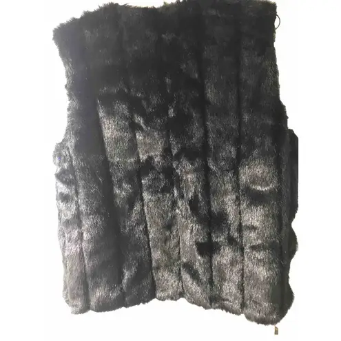 Dennis Basso Women’s Vest Black Color Size S