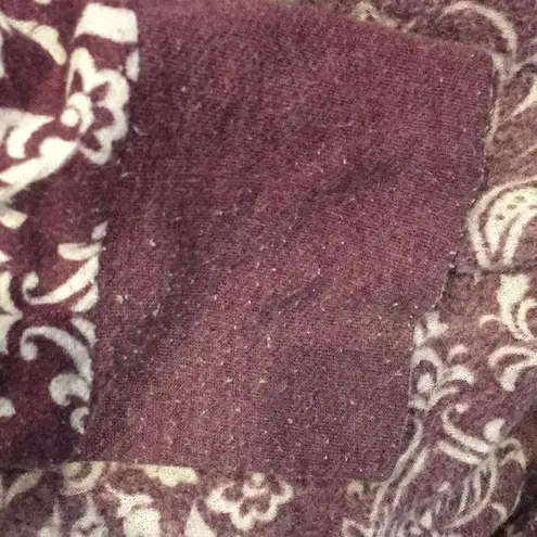 🎉 Curious gypsy Purple burnout zip jacket size M Purple Size M