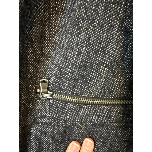 Maeve Anthropologie  NWT Mixed Media Tweed Bomber Jacket Size 6