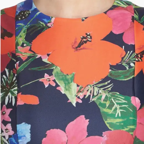 Eliza J Floral Print Sleeveless Scuba
Sheath Dress