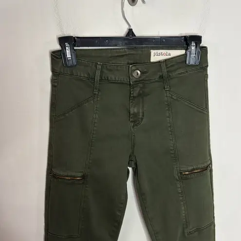 Pistola Los Angeles Cargo Skinny jeans in Olive green Size 27