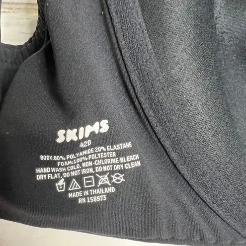 SKIMS  Fits Everybody Underwire T-Shirt Bra Onyx Size 42 D