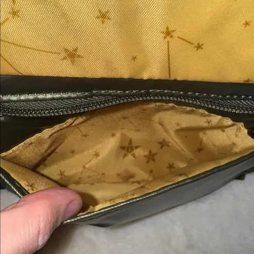 LUG Flapper Purse SE Convertible Crossbody Bag Purse Green Metallic