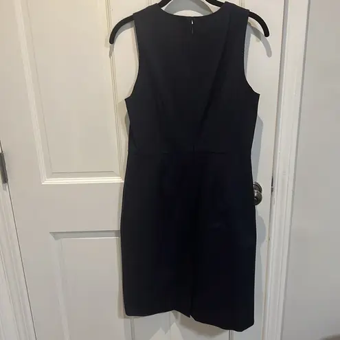 J.Crew  Navy Sheath dress in bi-stretch cotton